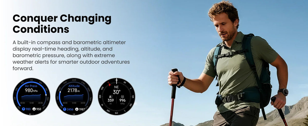 KOSPET Tank T4C Rugged Smartwatch With GPS Fitness Tracking