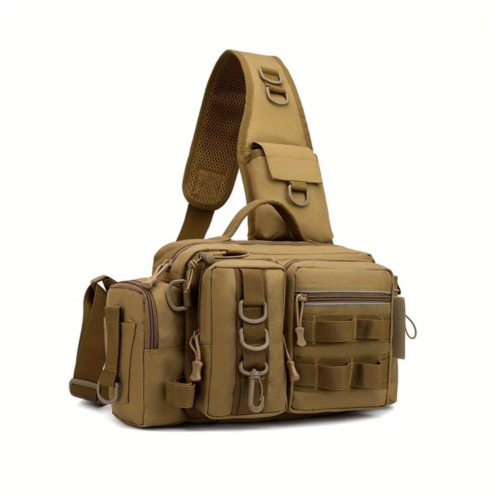 Multipurpose Nylon Fishing Tackle Backpack Waist Bag
