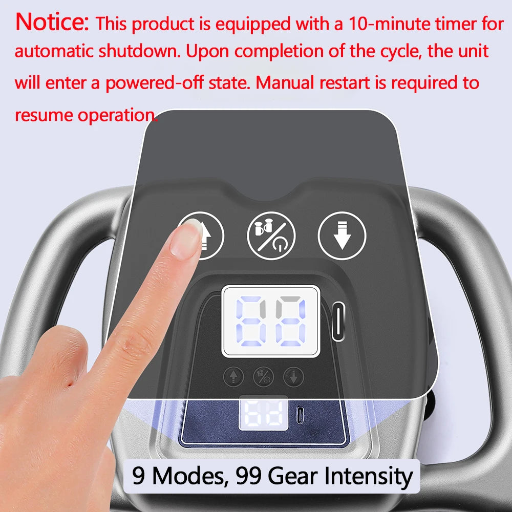 Foreverlily 16 Head Fascia Gun Full Body Massager With 9 Modes