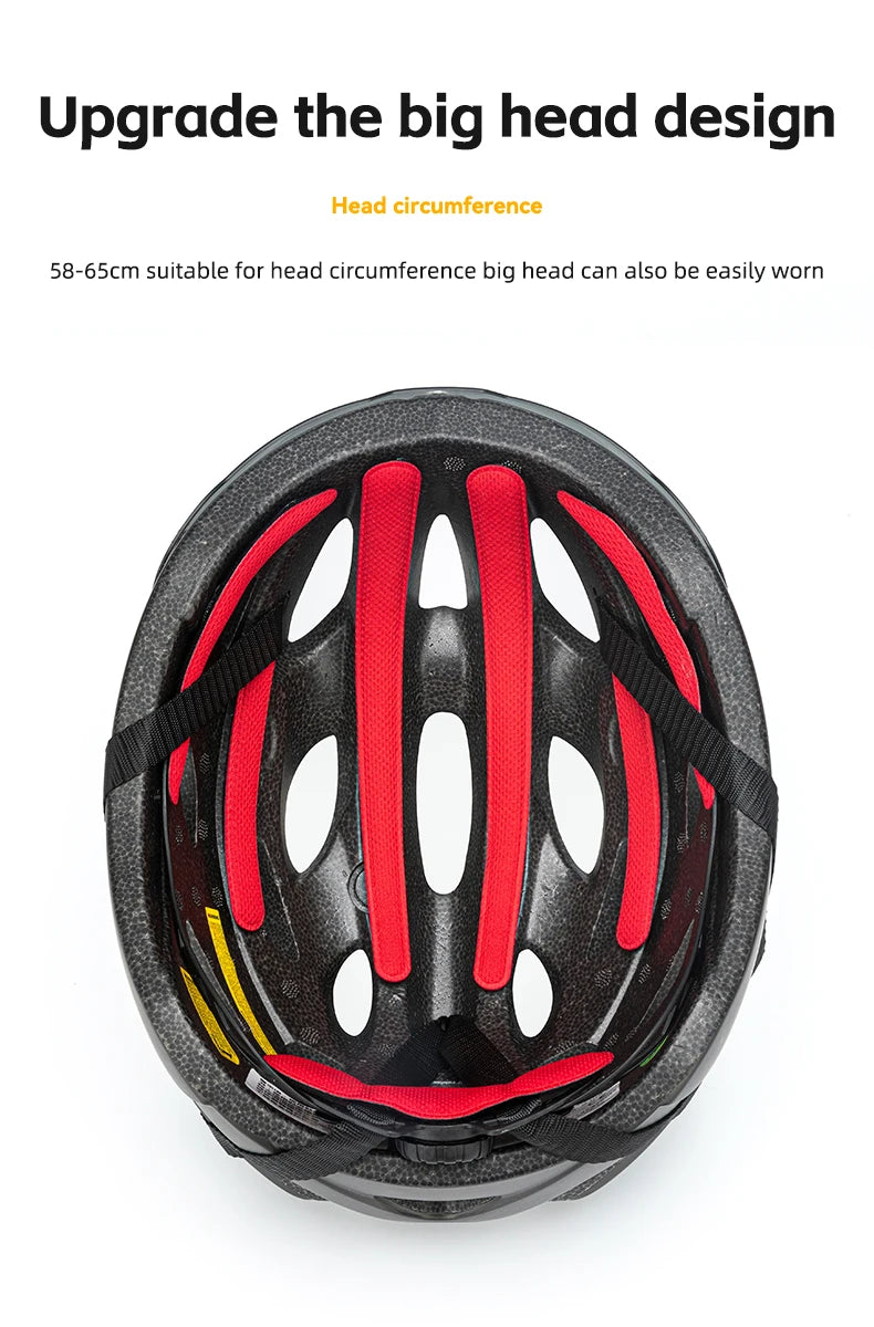 Rockbros Lightweight Cycling Helmet With Goggles For Road And Mountain
