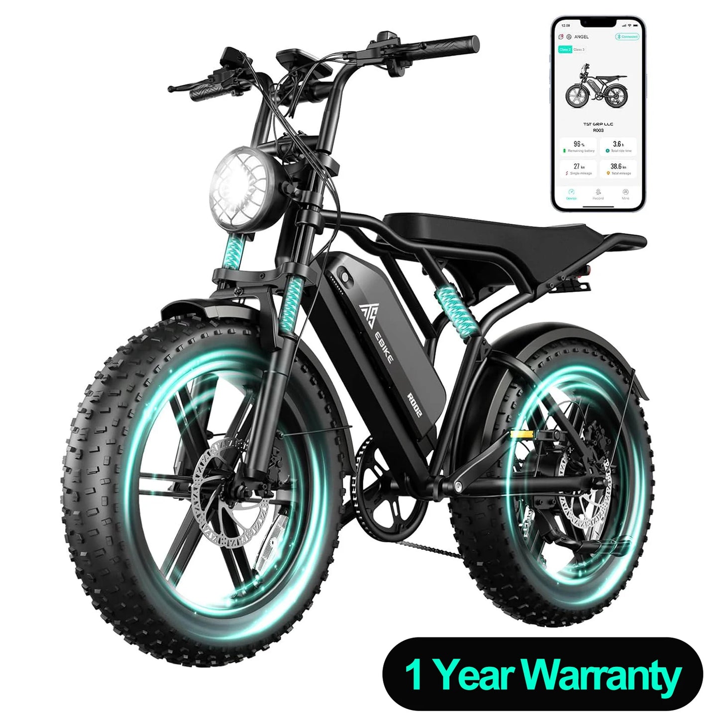 TST R002S 1500W Electric Bike TS TST GRP LLC AllTerrain