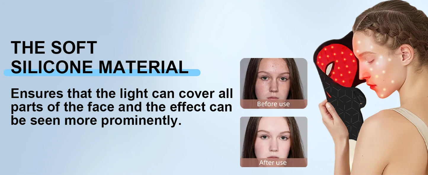 UBilli 4 Modes Portable LED Face Mask For Anti Aging