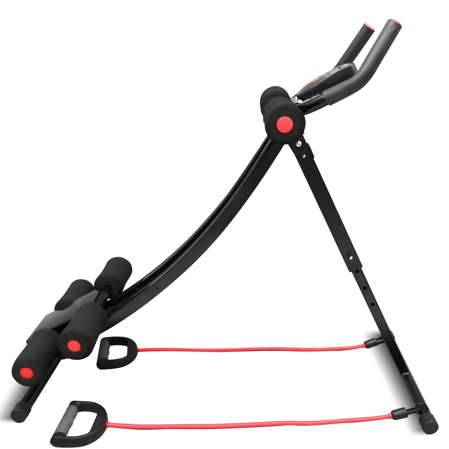 Foldable Ab Machine For Home Gym Core Workout With LCD Display