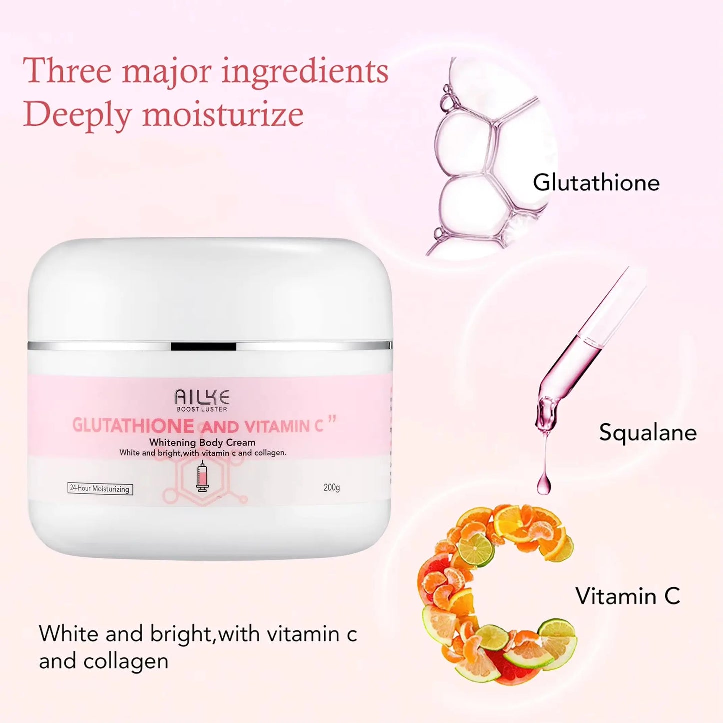 Ailke Glutathione Vitamin C Whitening Body Care Kit Set