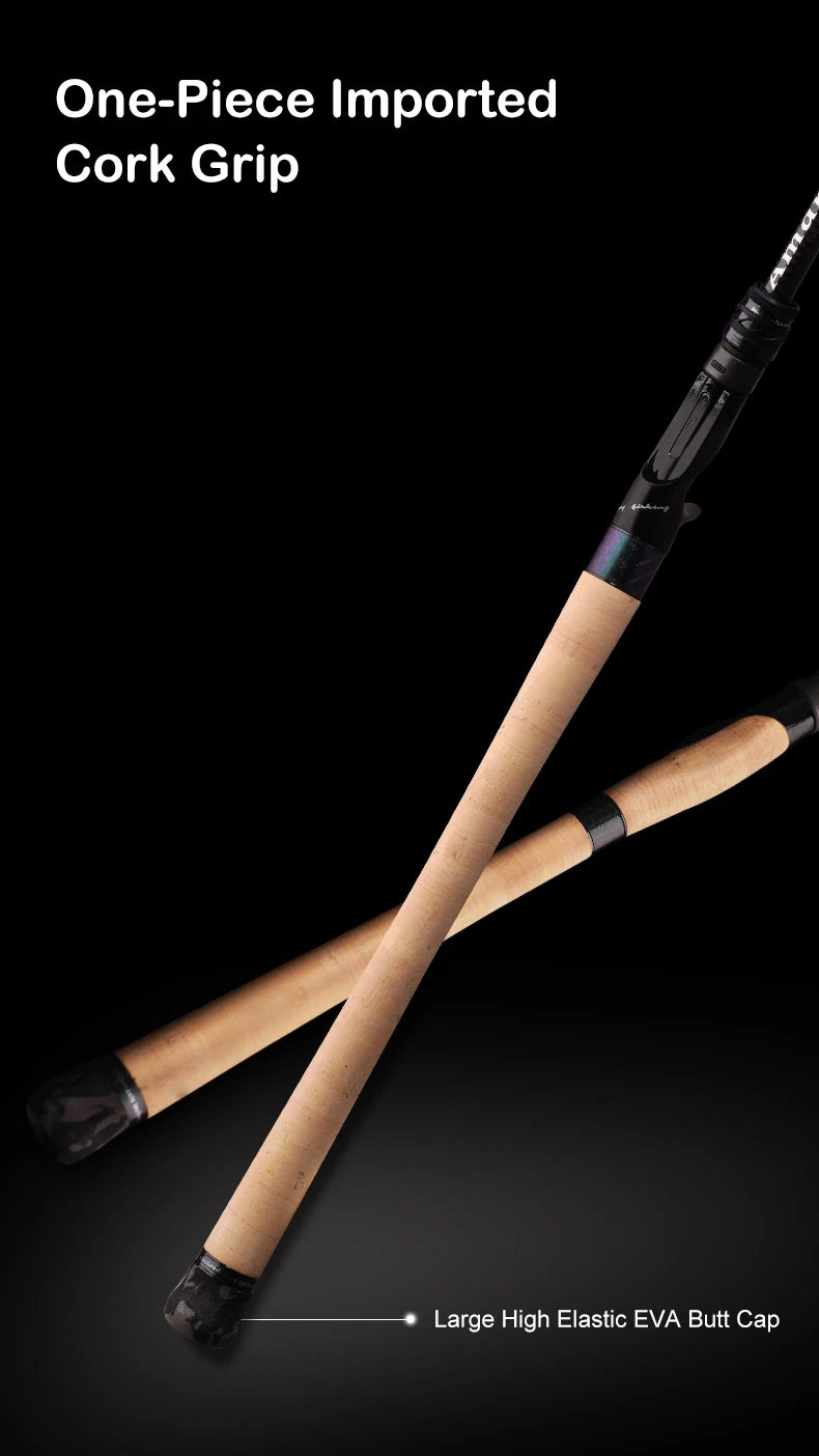 Purelure Amaro Pro Heavy Duty Travel Carbon Fiber Fishing Rod
