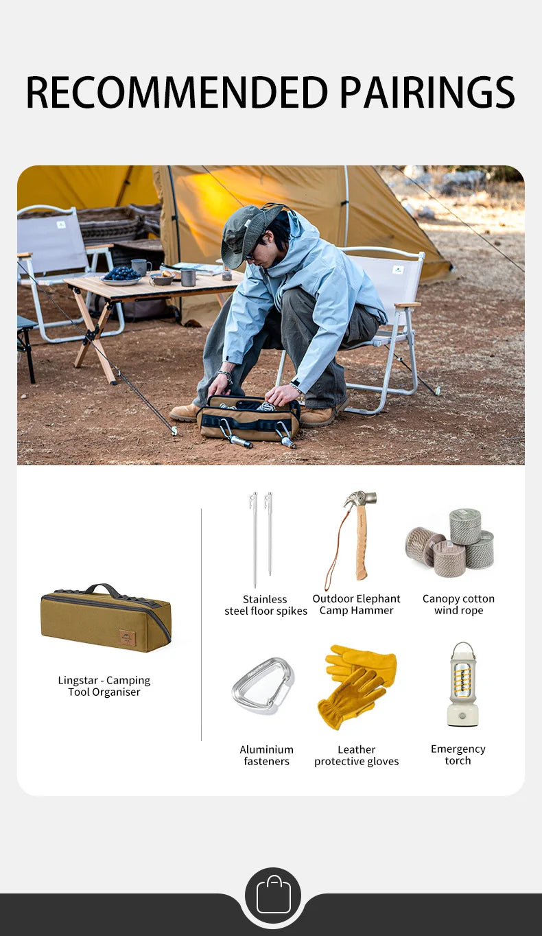 Naturehike Folding Camping Tool Storage Bag for Outdoor Gear