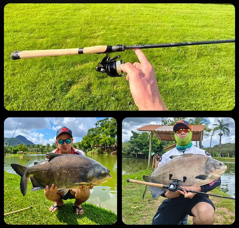 Purelure Amaro Pro Heavy Duty Travel Carbon Fiber Fishing Rod