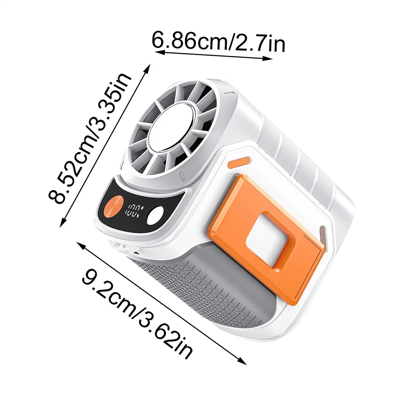 Portable Waist Fan Wearable Body Fan For Festivals And Travel