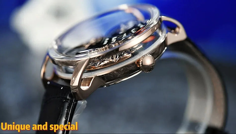 PINDU Design Men Wristwatches Top Brand Luxury Robot Astronaut Space Series Watch Men Sapphire Luminous Waterproof Watches