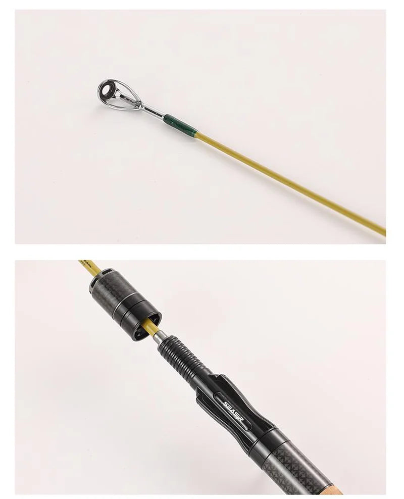SeaSir Silent Stream Carbon Fiber Four Section Fishing Rod