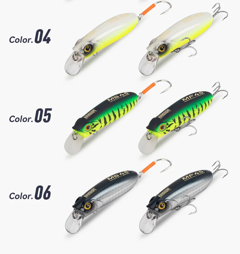 KINGDOM Sinking And Floating Minnow Fishing Lure For Bass And Trout
