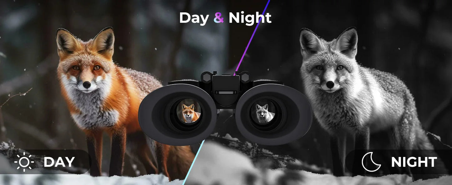 GOYOJO 4K Night Vision Binoculars With 8X Digital Zoom