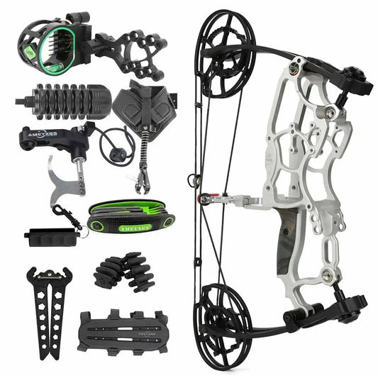 Adjustable Compound Bow And Arrow Set For Hunting And Archery