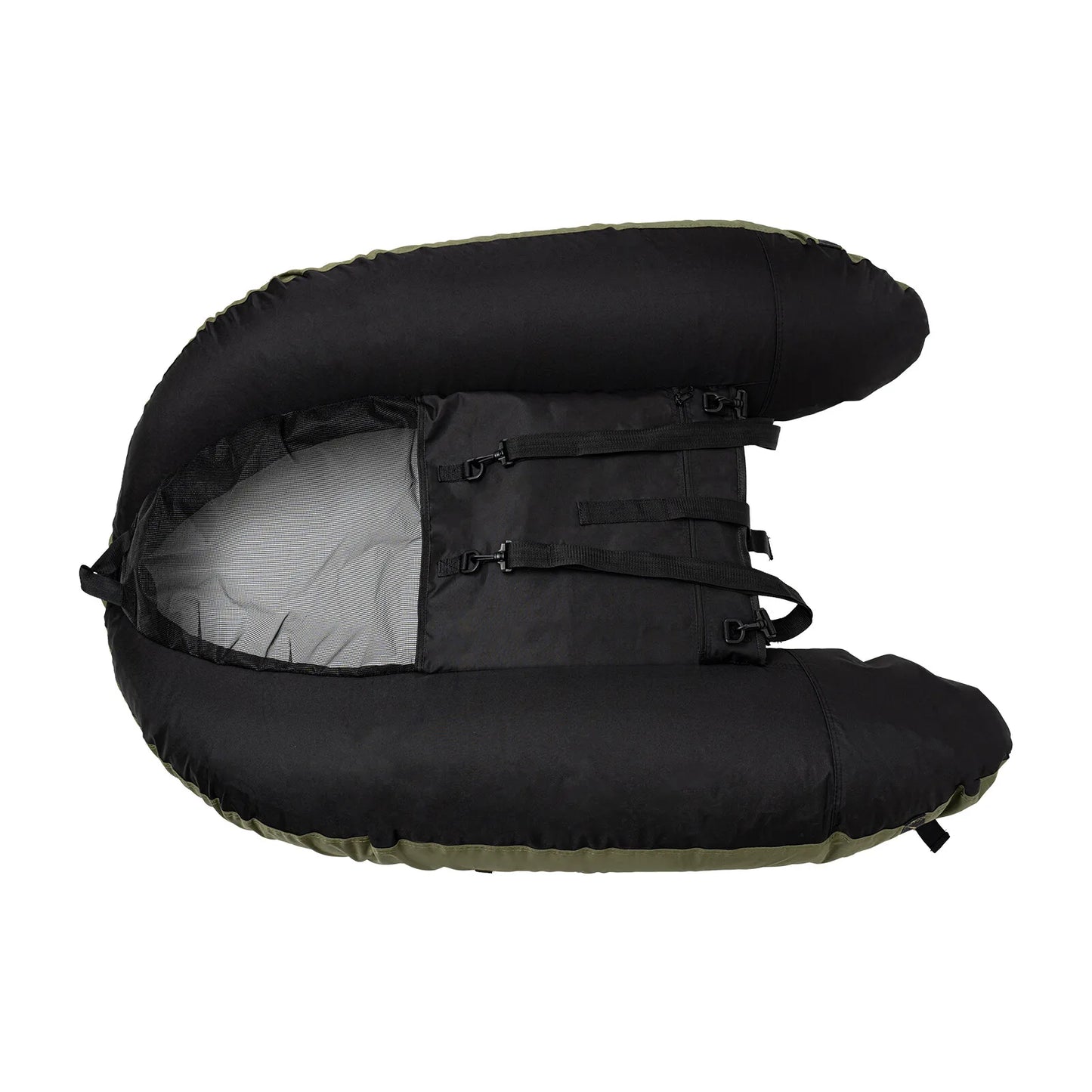 Inflatable Fishing Boat With Adjustable Backrest For 130kg Load Capacity