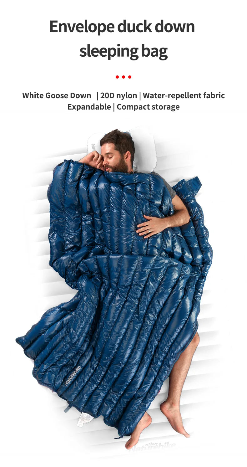 Naturehike Ultralight Duck Down Two Person Sleeping Bag
