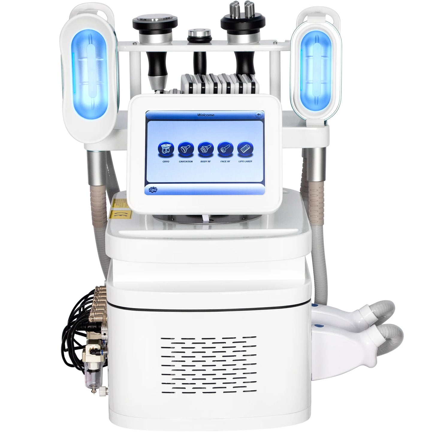MYOSLIM Multi-Function Body Shaping Device With 8 Silicone Heads Ultrasonic