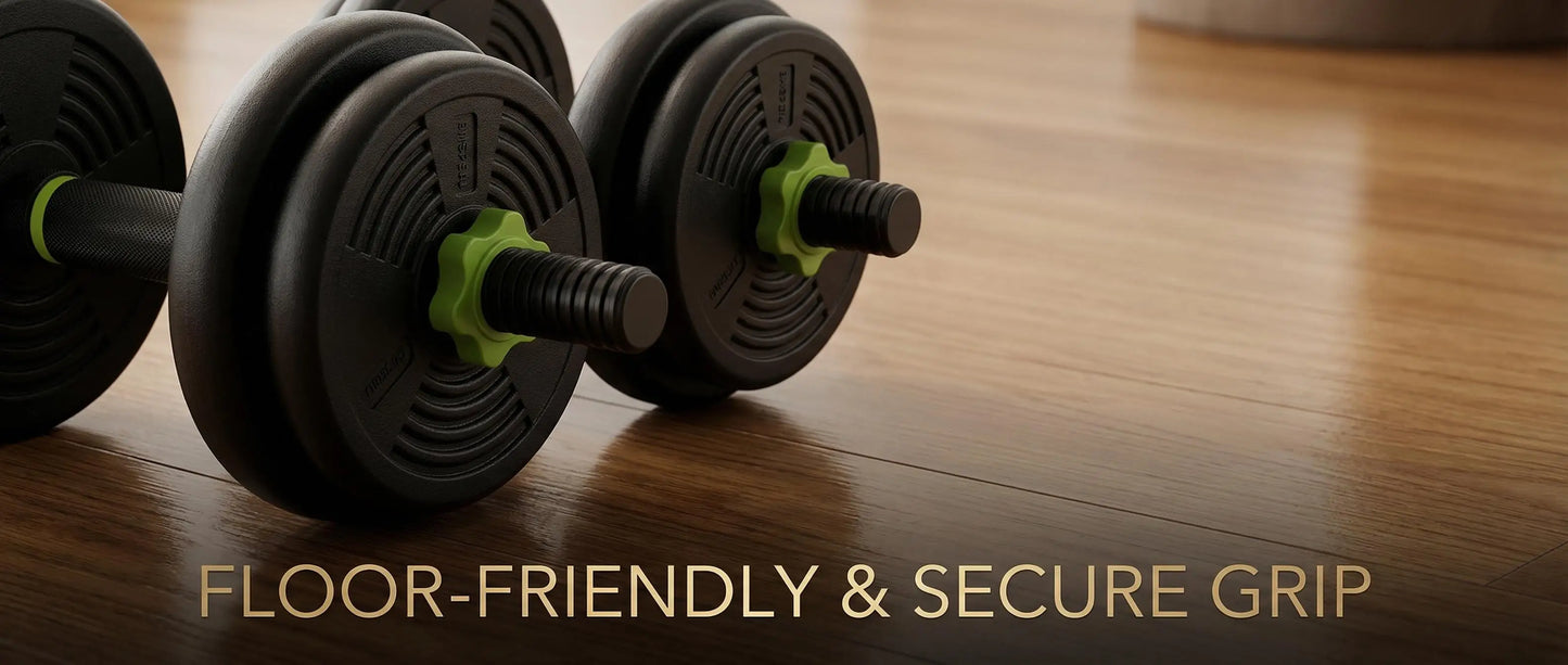 Adjustable Dumbbell Kettlebell Barbell Set For Home Gym Workout