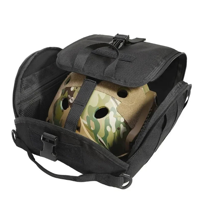 SMHXIANGQIANJIN Tactical Helmet Backpack with Molle Storage Pouch