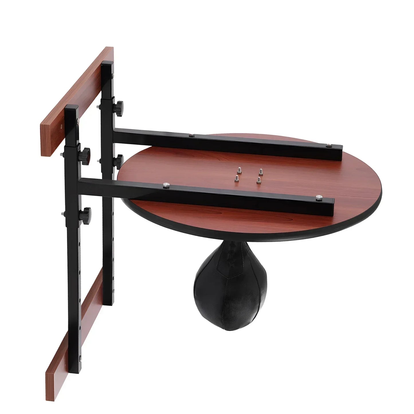 Adjustable Wall Mounted Speed Bag Platform With Pu Boxing Ball