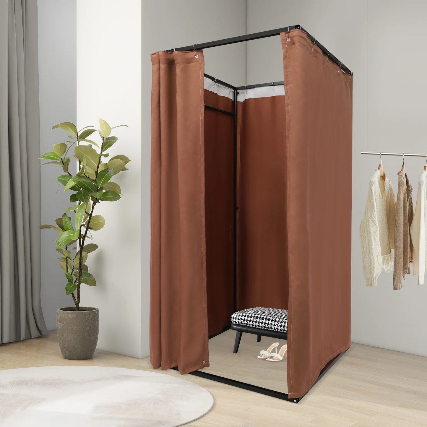 Portable Instant Privacy Changing Room Tent For Clothing Stores And Camping
