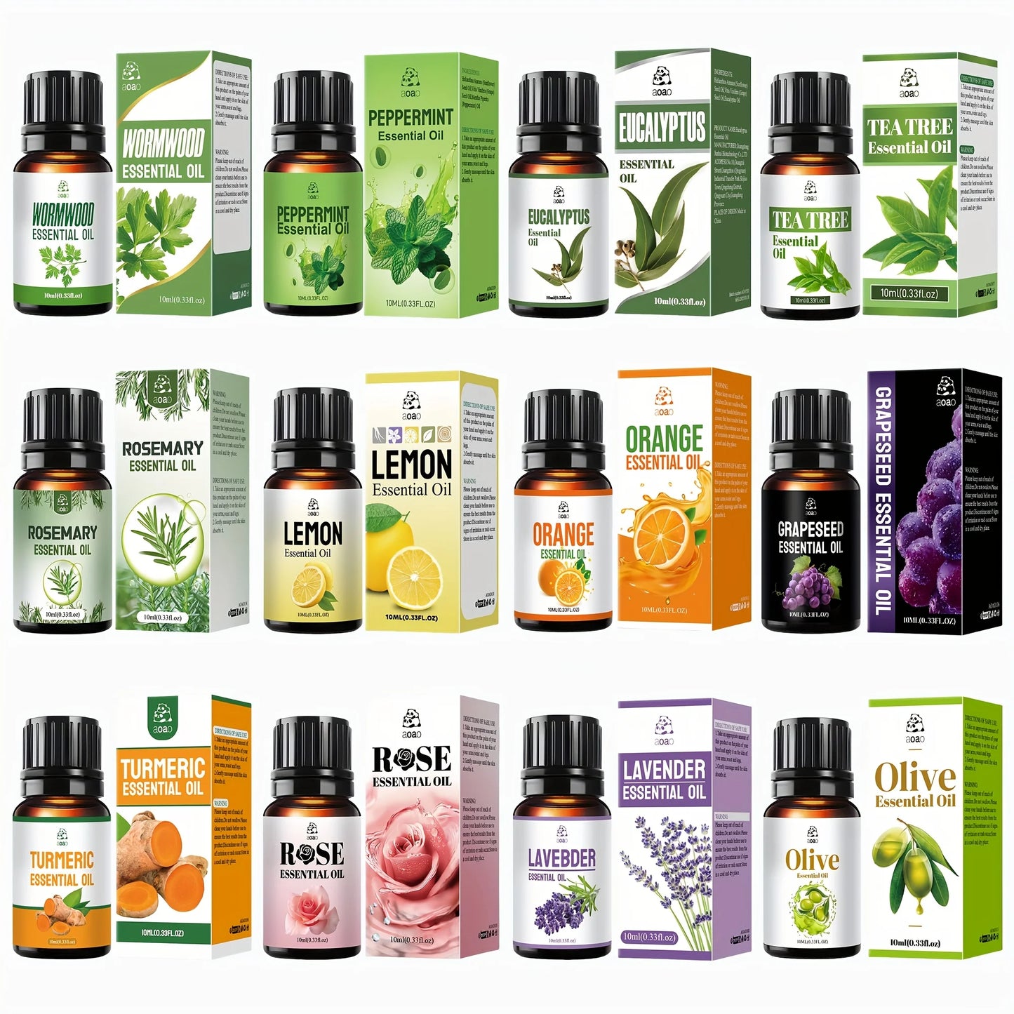 Aoao Skin Care Essential Oil Blend Natural Extract For Massage