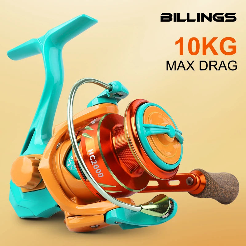 Billings Professional Spinning Fishing Reel for Freshwater and Saltwater
