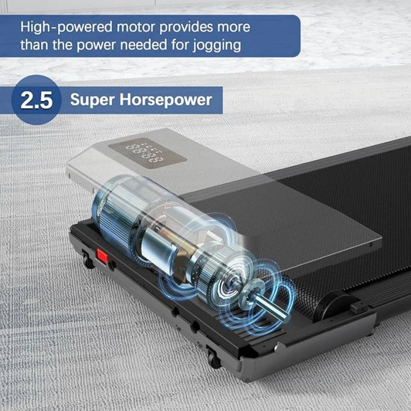 Superun 2.5HP 300lb Capacity Treadmill 2in1 Walking Running Machine