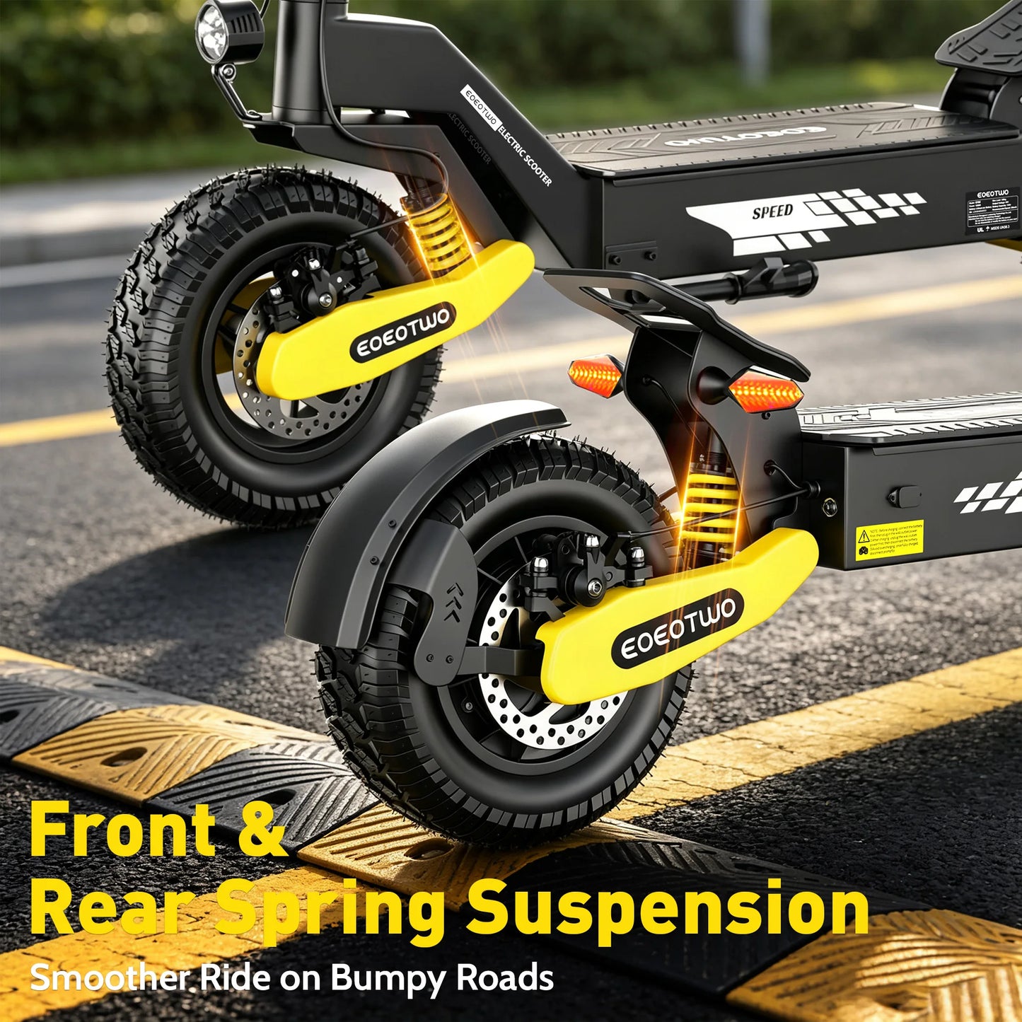 Eoeotwo 1200W Off Road Foldable Electric Scooter For Adults