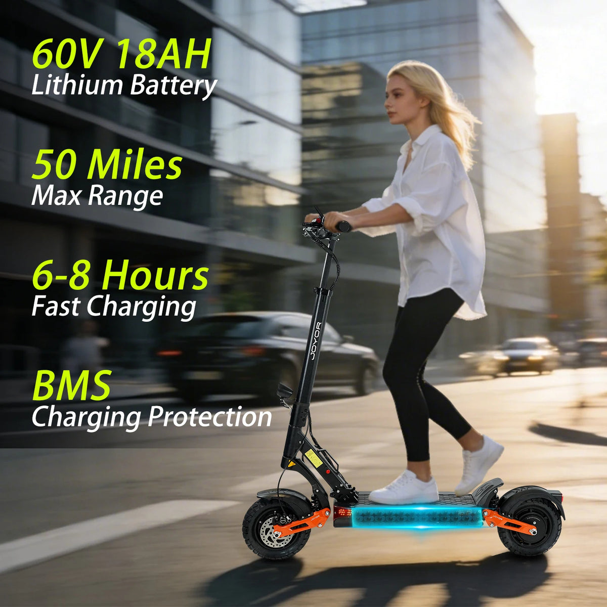2000W Dual Motor Electric Scooter for Adults With Extended Range
