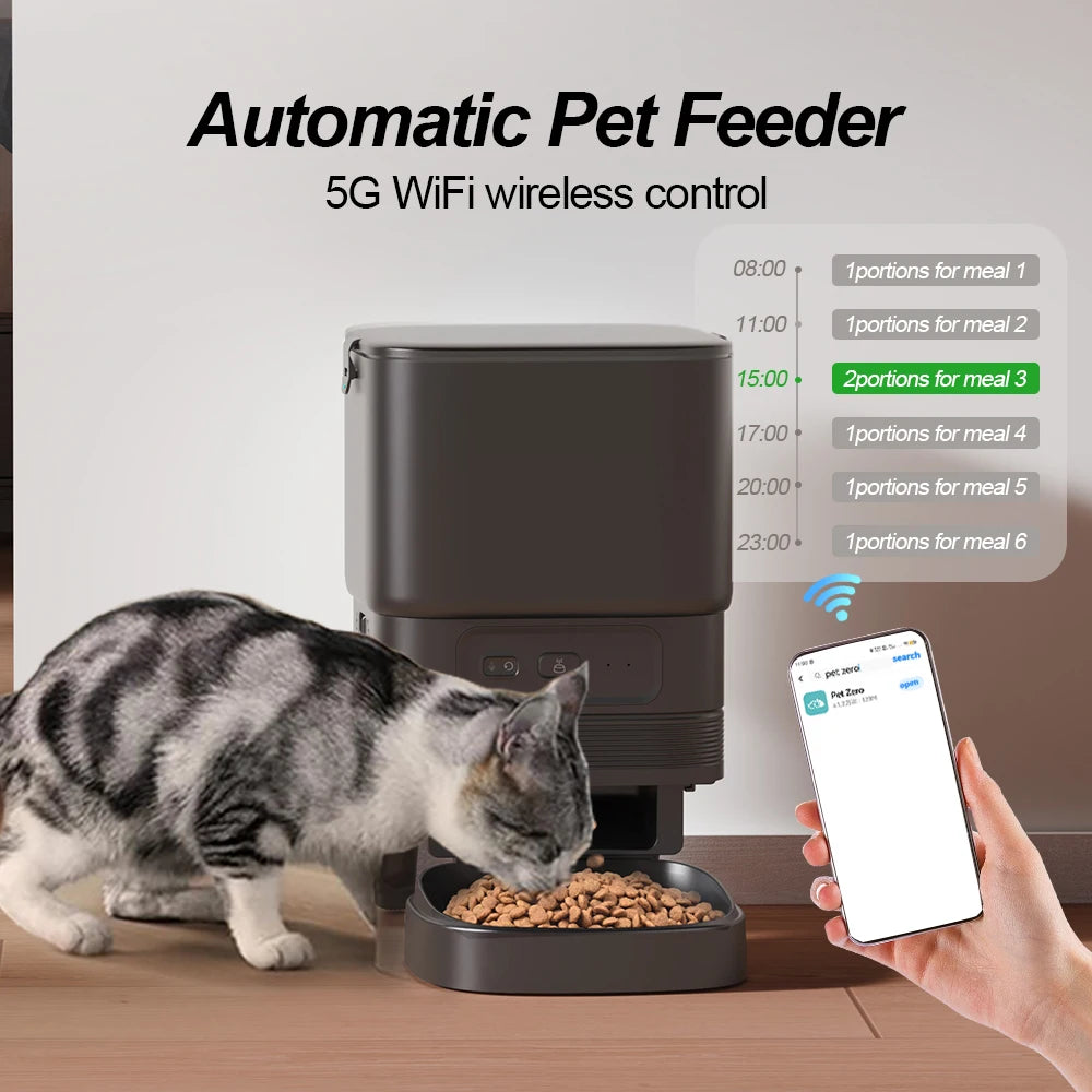 Nityers Smart WiFi Automatic Pet Feeder With App Control