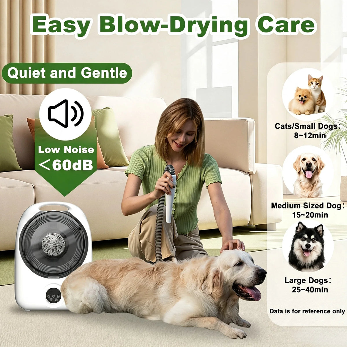 5-in-1 Pet Grooming Vacuum Kit With Clippers And Dryer