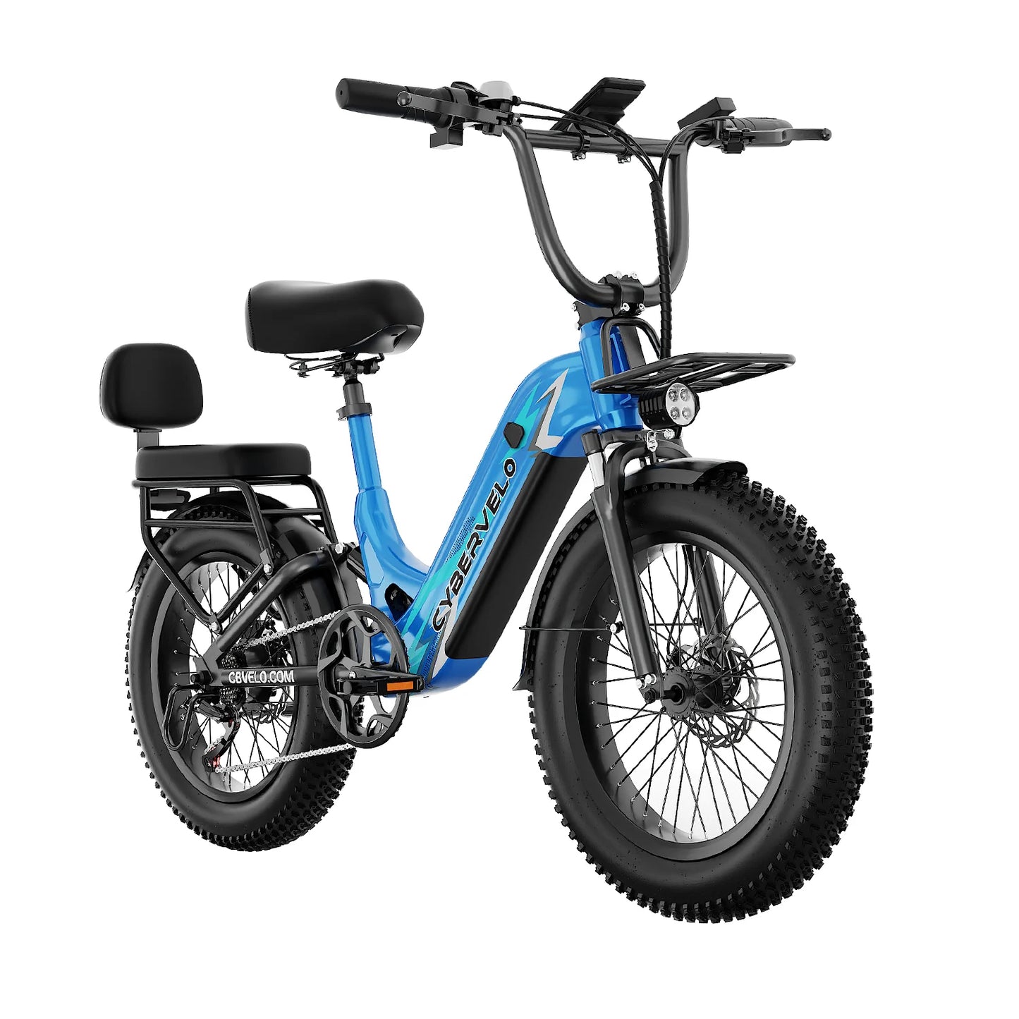 Cybervelo 1500W Electric Commuter Bike With Extended Range Battery