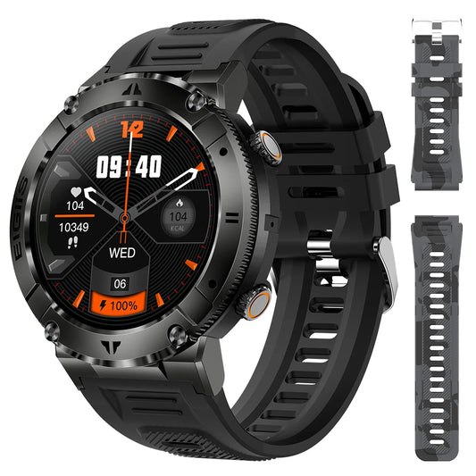 LaNikar Waterproof Smartwatch With Bluetooth Calling And Fitness Tracking
