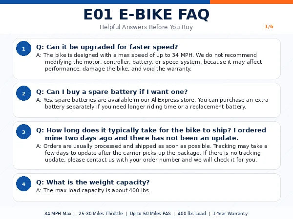 EOEOTWO E01 1000W Fat Tire Electric Bike Adults Extended Range