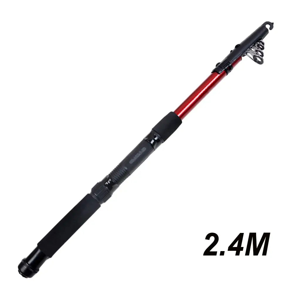 Durable Telescopic Fishing Rod For Ocean Boat And Beach Use