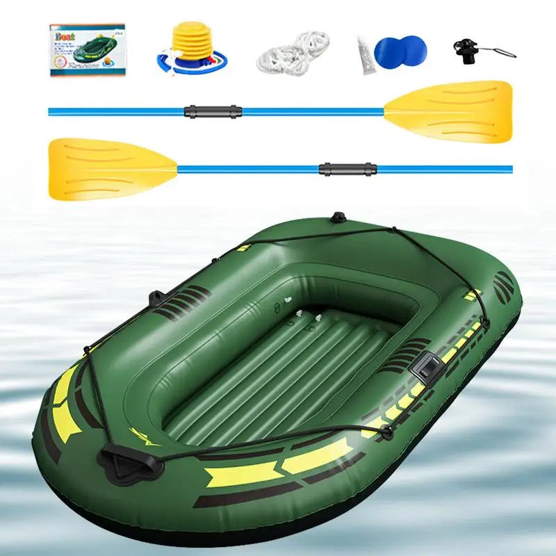 Portable Inflatable Fishing Kayak And Raft With Oars Pump