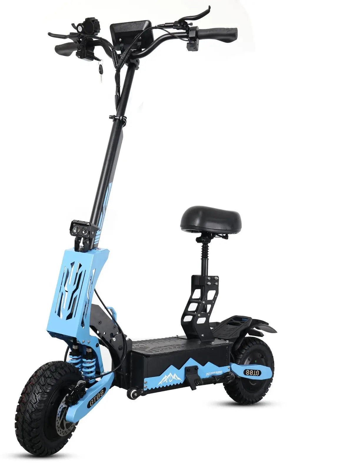 Arwibon Dual Motor Off-Road Electric Scooter with Seat