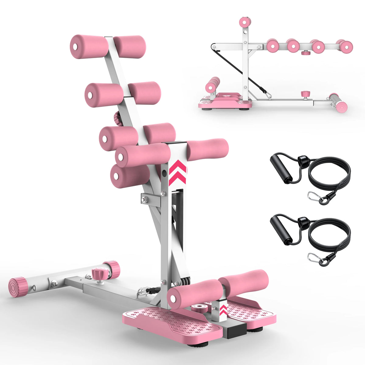 Professional Squat Trainer With Resistance Bands For Home Gym