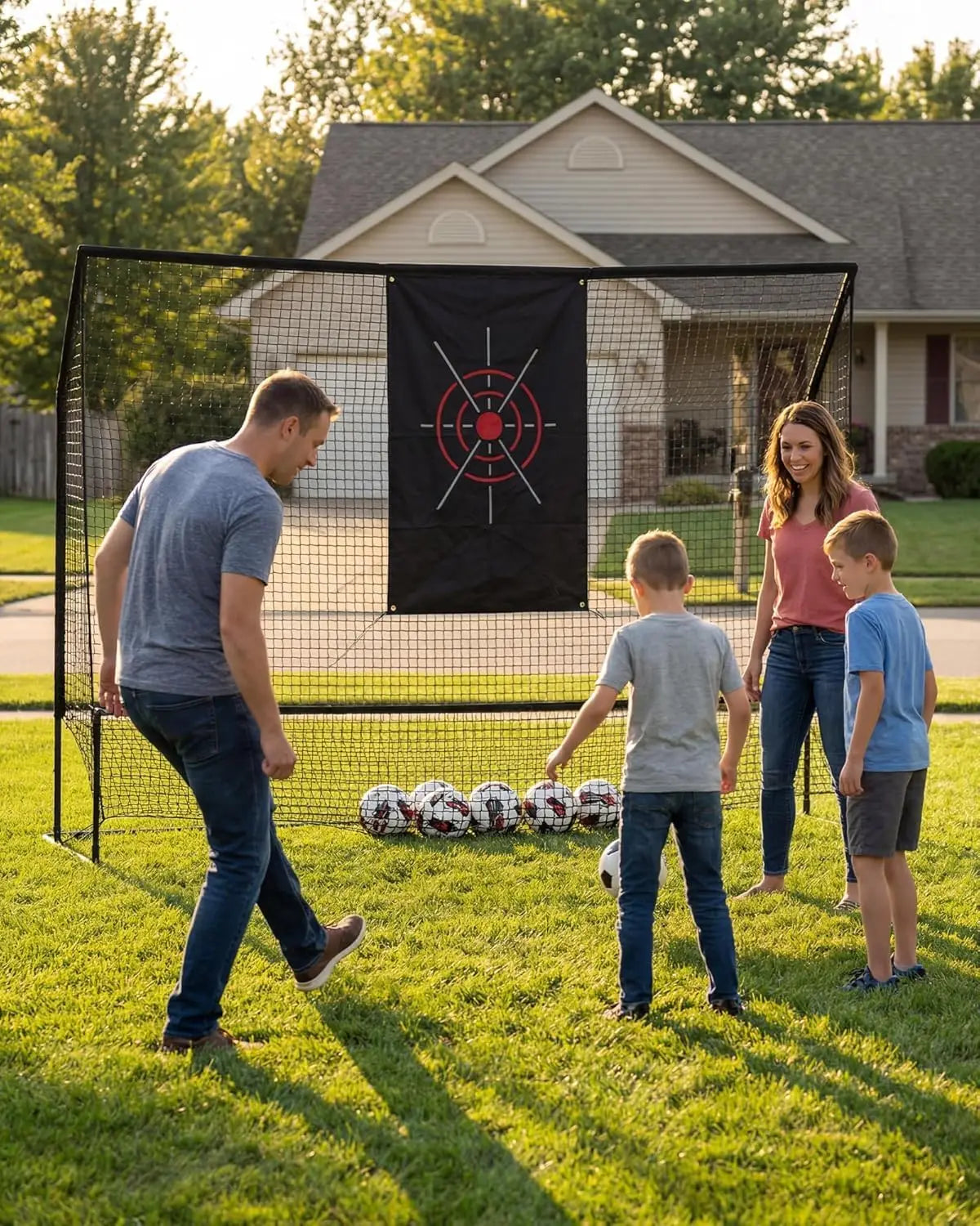 HiMISS Golf Practice Net With Carry Bag And Target