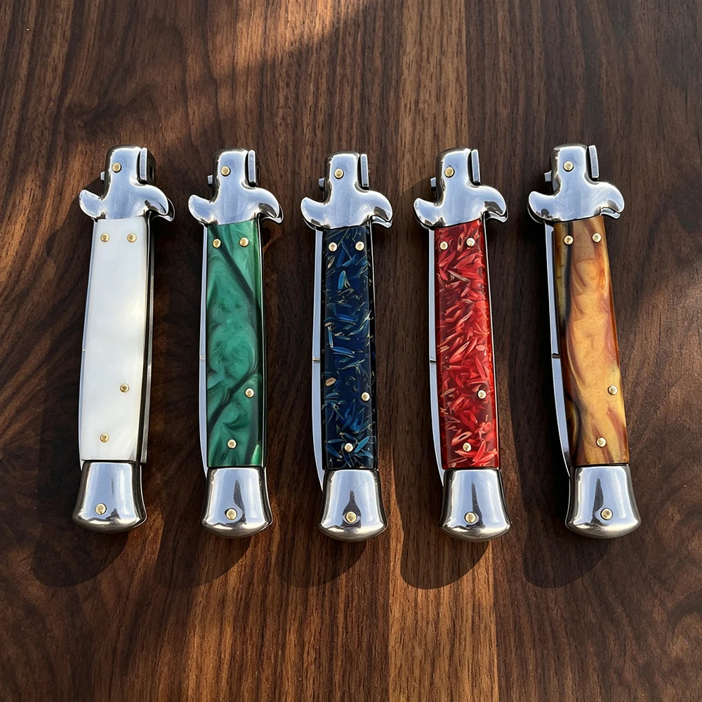 Stainless Steel Folding Pocket Knife For Camping Hiking And Fishing