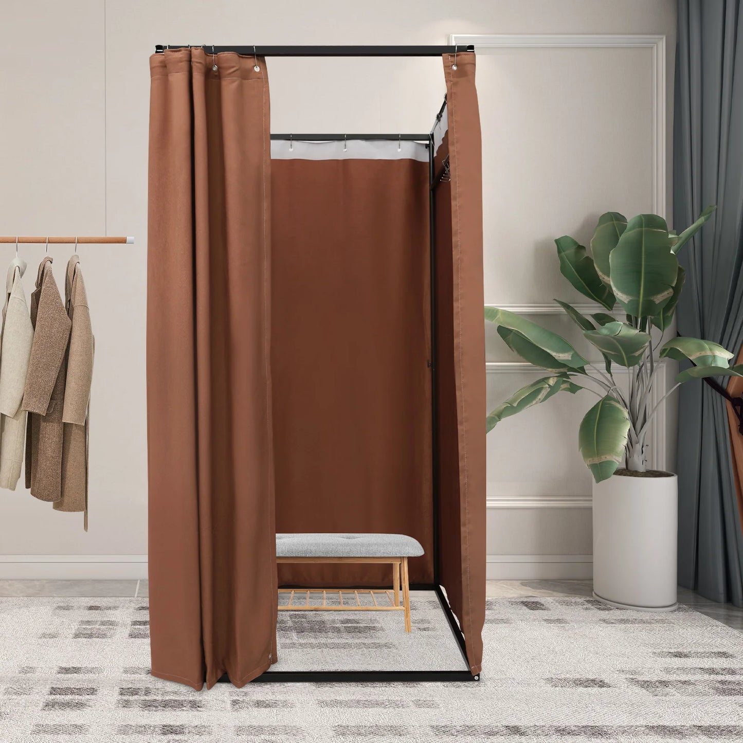 Portable Instant Privacy Changing Room Tent For Clothing Stores And Camping