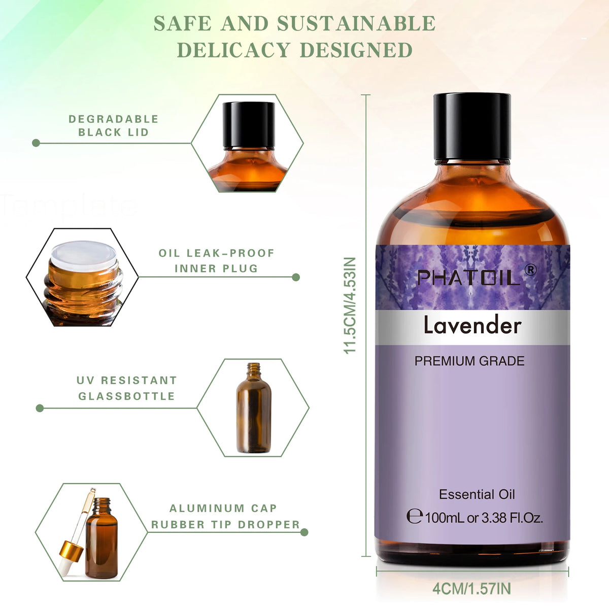 PHATOIL Pure Essential Oils for Diffusers and Candle Making
