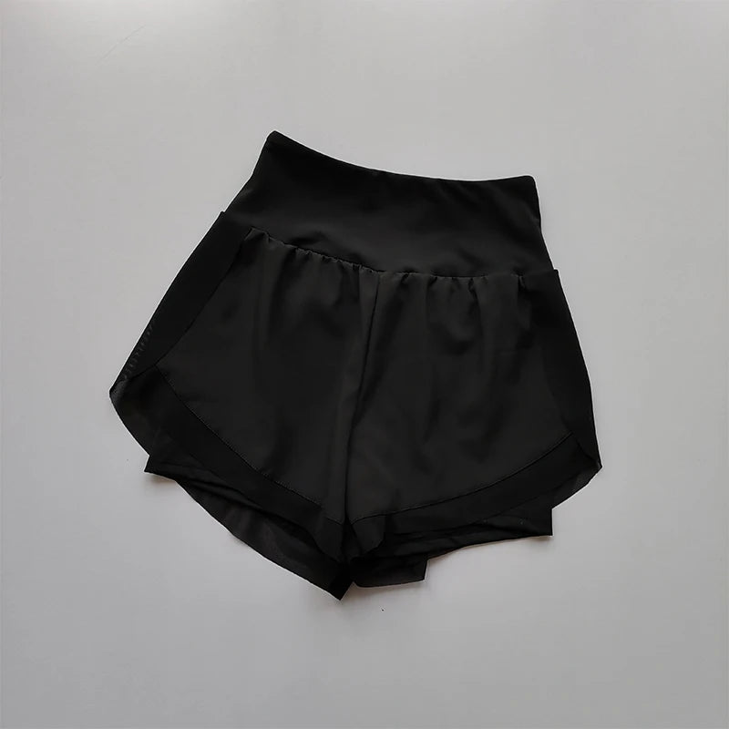 Women's 2-In-1 Quick-Dry Mesh Running Yoga Shorts For All Workouts