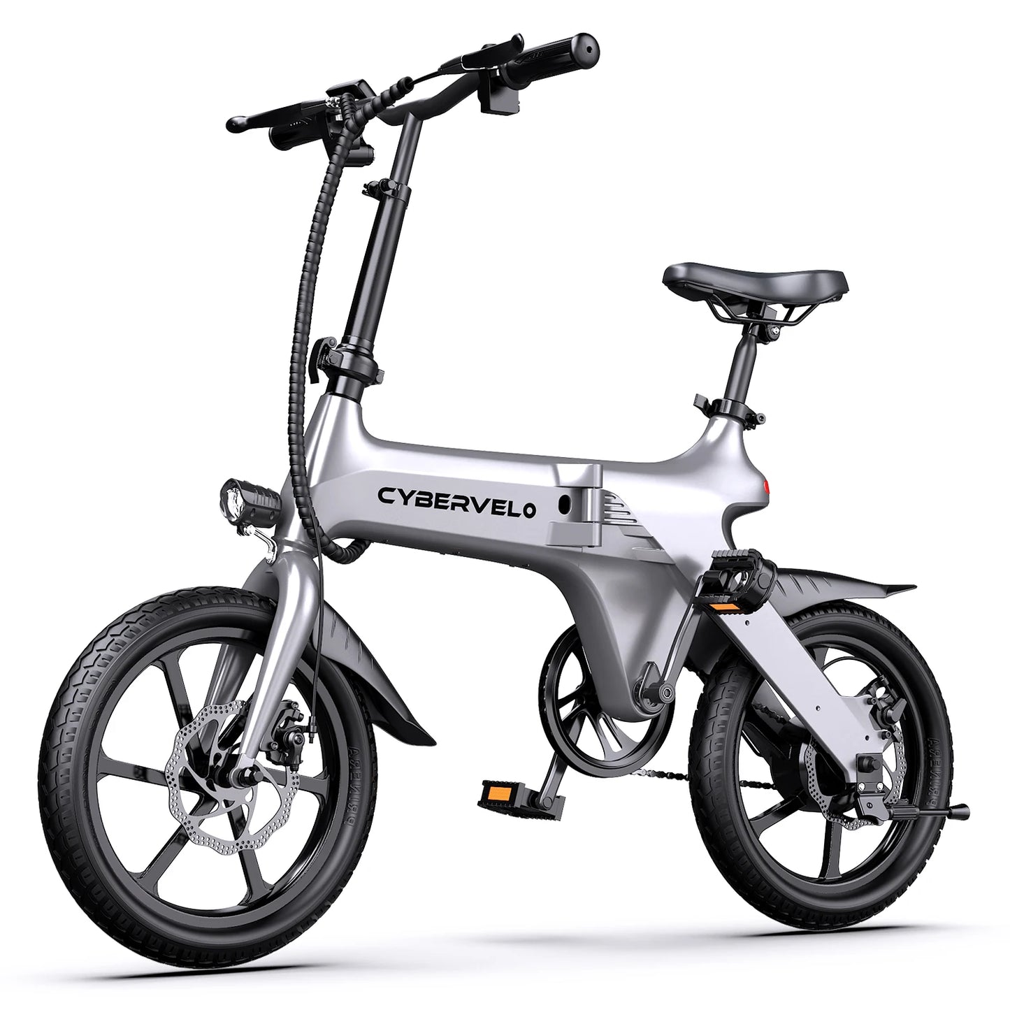 CYBERVELO EK13 500W Foldable Electric City Bike 20 MPH Commuter