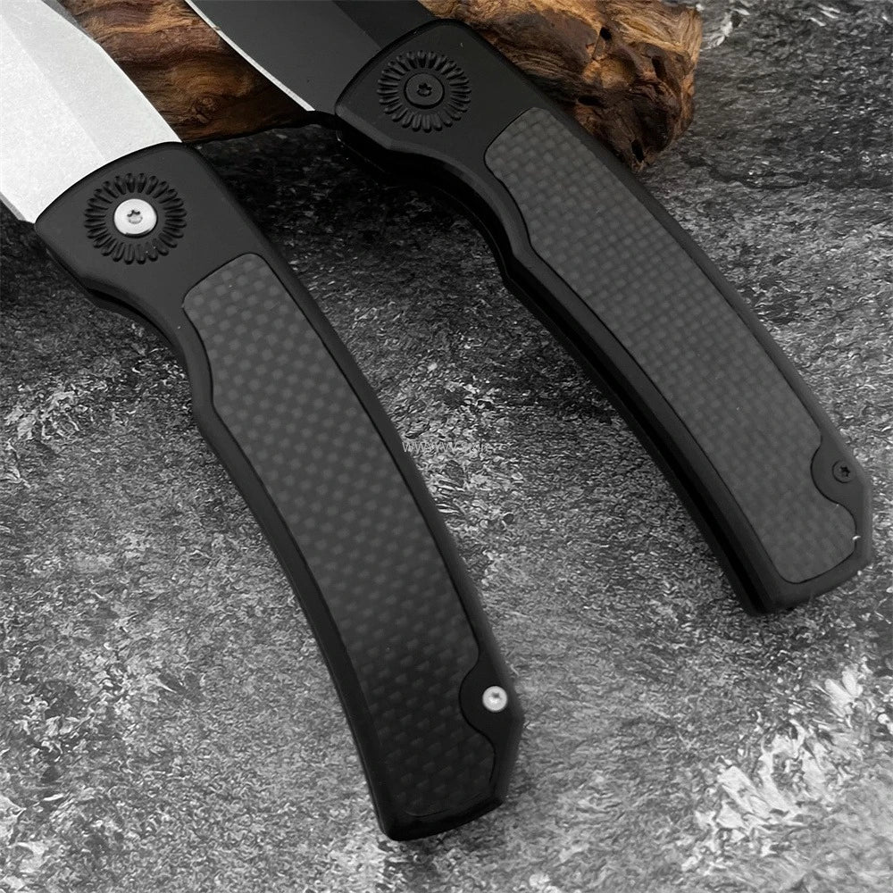 DIY EDC Folding Knife With Aluminum Handle And 440C Blade