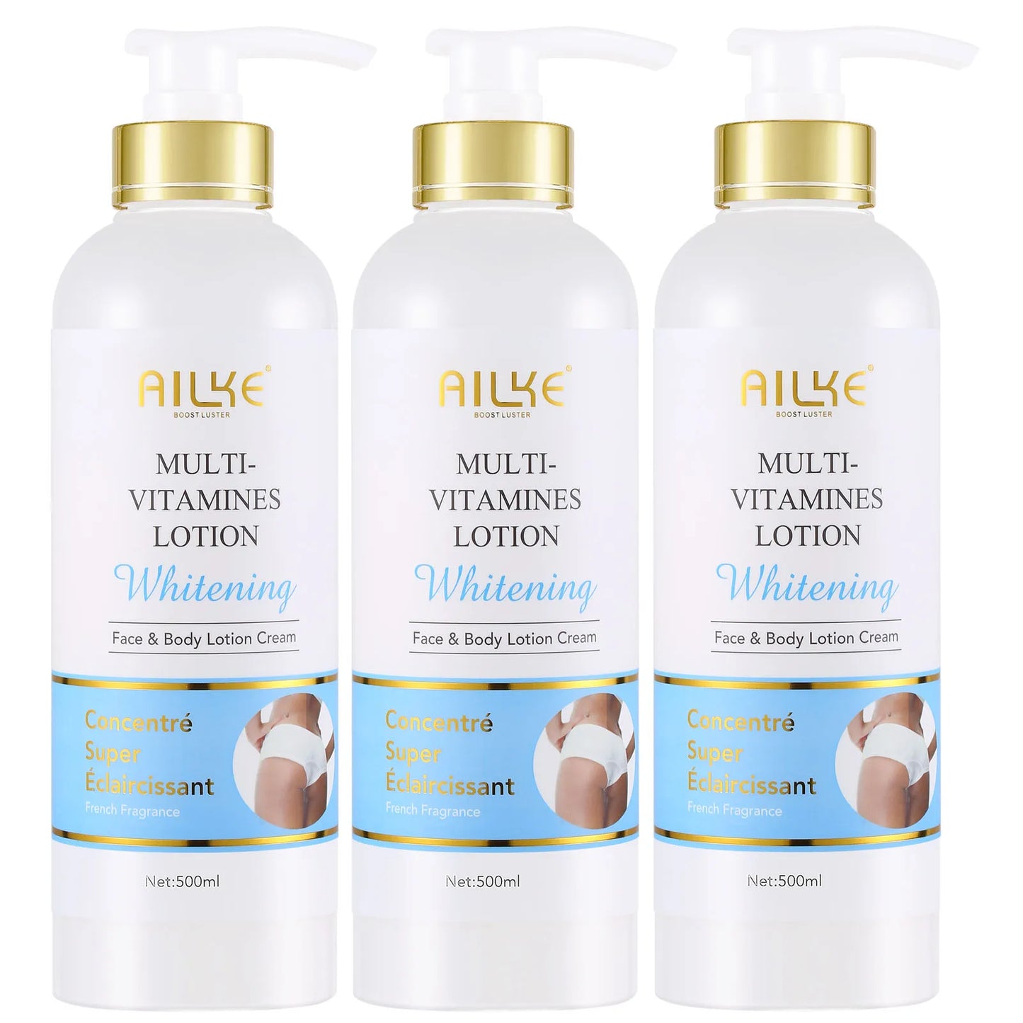 Ailke Multi Vitamin Whitening Body Lotion Enhances Radiant Skin Tone