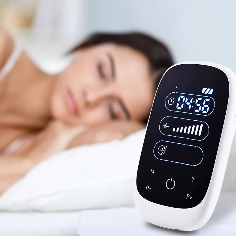 ATANG CES Insomnia Treatment Device With Ear Clip Electrodes