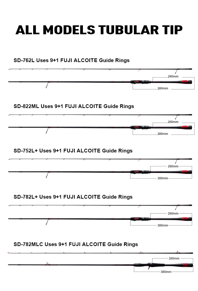 Purelure Seabed Carbon Spin Rod With Fuji Components