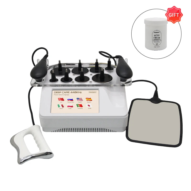 Kuanyew Tecar Therapy Device for Muscle Relief and Skin Firming