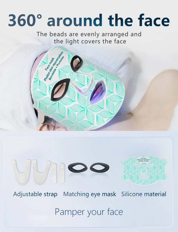 UBilli Near Infrared LED Face Mask 850nm Anti Aging